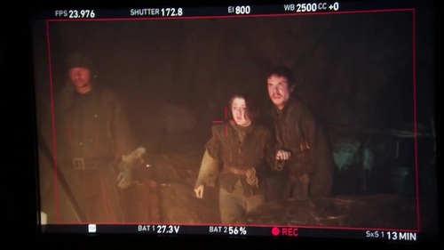 Gendry Waters y Arya Stark (Joe Dempsie y Maisie Williams)