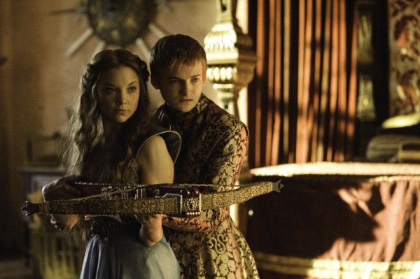 Margaery Tyrell (Natalie Dormer) y Geoffrey Lannister (Jack Gleeson)