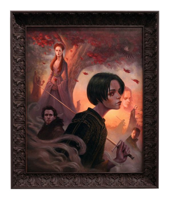 Niños Stark (Sansa, Arya y Rob)