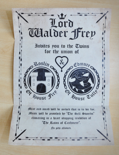 invitation red wedding