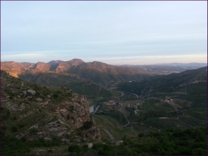 El sol se iba poniendo...