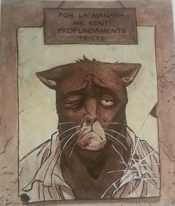 "Por la mañana me sentí profundamente triste"