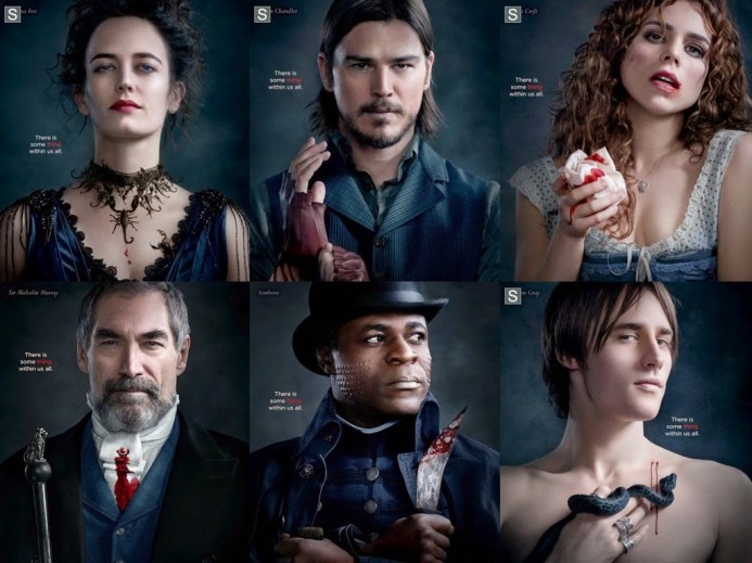 penny dreadful showtime charachters posters
