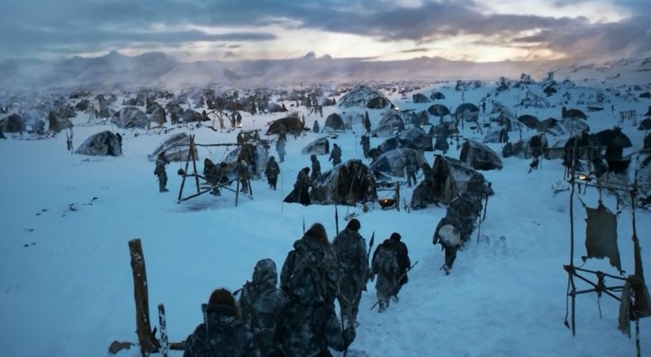 juego de tronos 3x01 campamento salvajes