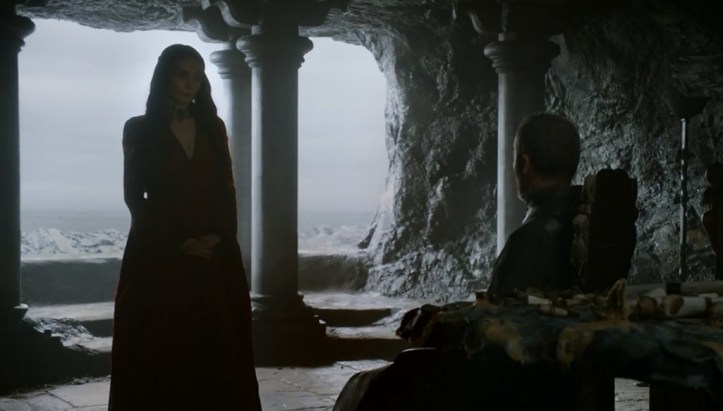 juego de tronos 3x01 stannis melisandre
