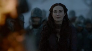 Ante la sonrisilla cínica de Melisandre...