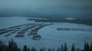 Izquierda: ejército Bolton Derecha: ejército Baratheon