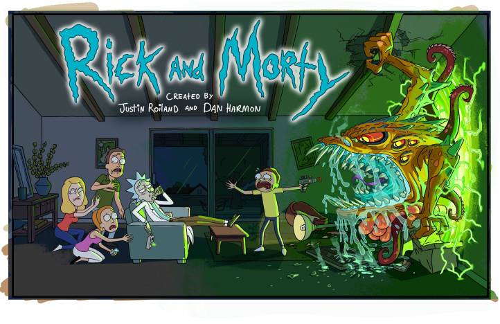 rick and morty poster