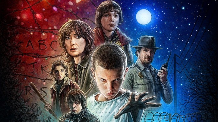 stranger things netflix cast poster